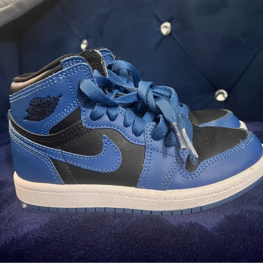 💫 Air Jordan 1 Retro High OG Dark Marina Blue Kid's PS 💫